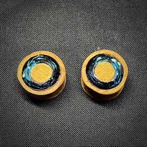 5/8” 16mm Wood Crystal Plugs